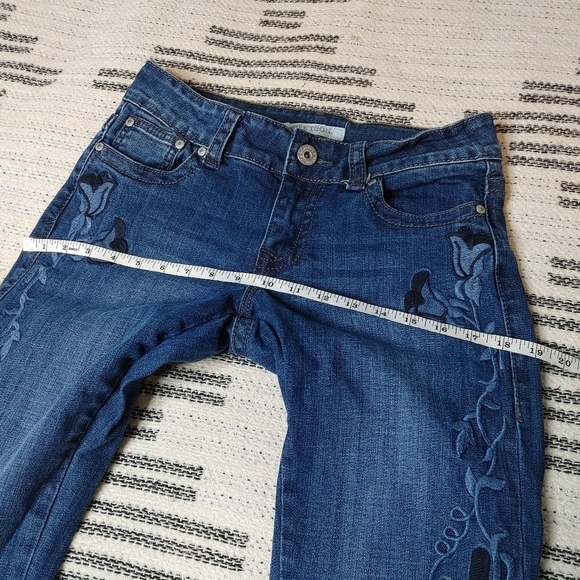 STETSON Embroidered Cactus Bootcut Jeans Size 6 - Picture 13 of 15